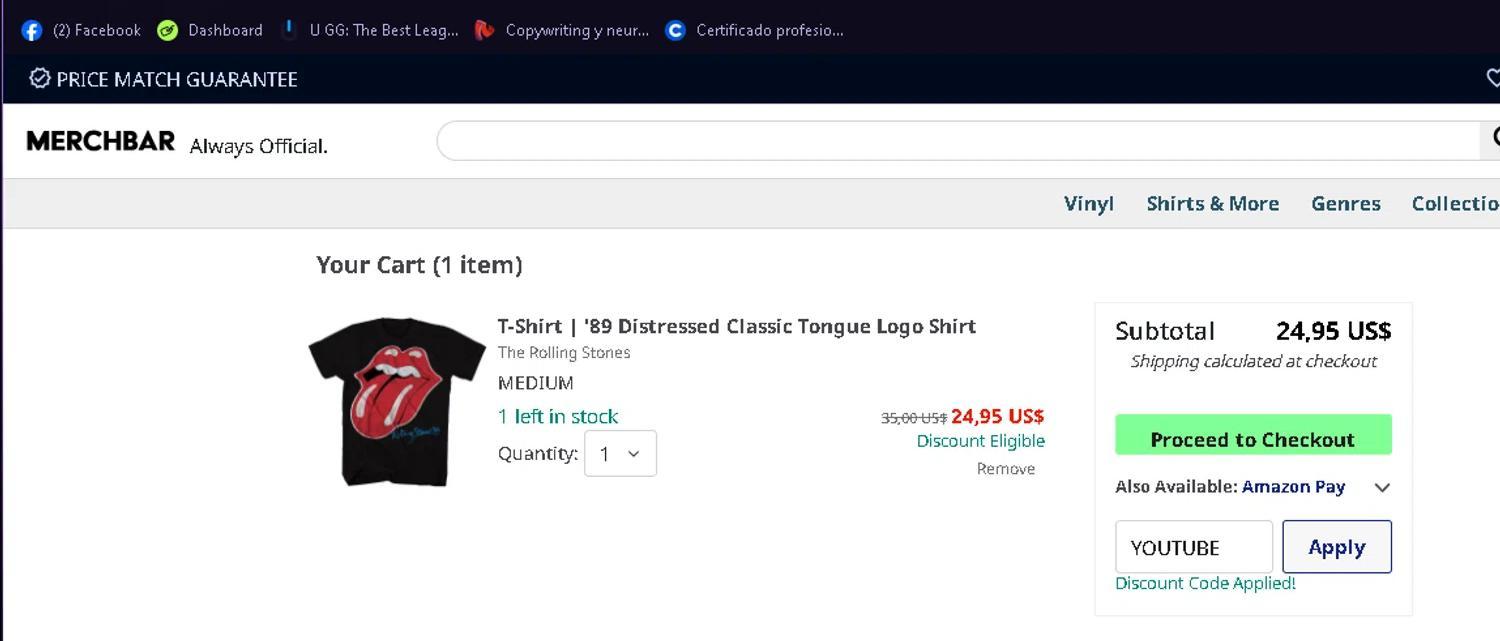How to apply Merchbar coupon code